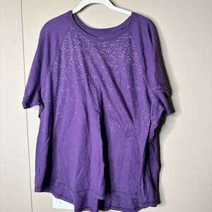 Tek Gear Purple Short Sleeve Women's Tee